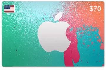 Apple Gift Card USD 70 (US) product image
